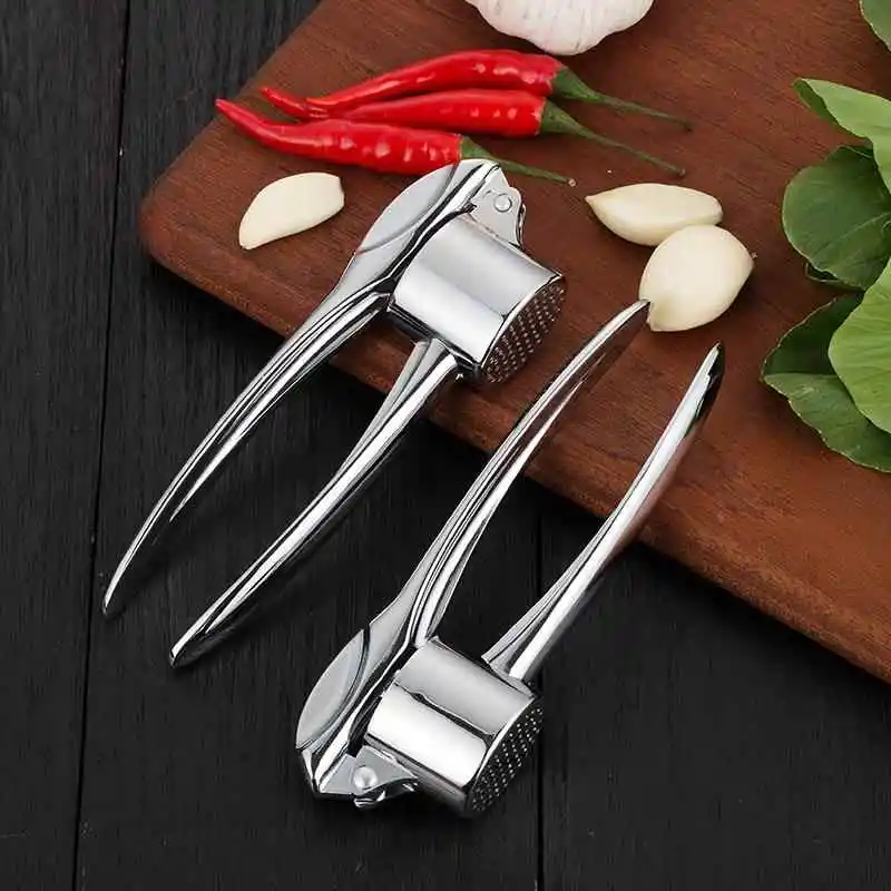 Manual Zinc Alloy Garlic Press Kitchen Tool for Peeling And Grinding Garlic Durable Stainless Steel Zinc Alloy Garlic Smasher
Manual Zinc Alloy Garlic Press Kitchen Tool for Peeling And Grinding Garlic Durable Stainless Steel Zinc Alloy Garlic Smasher