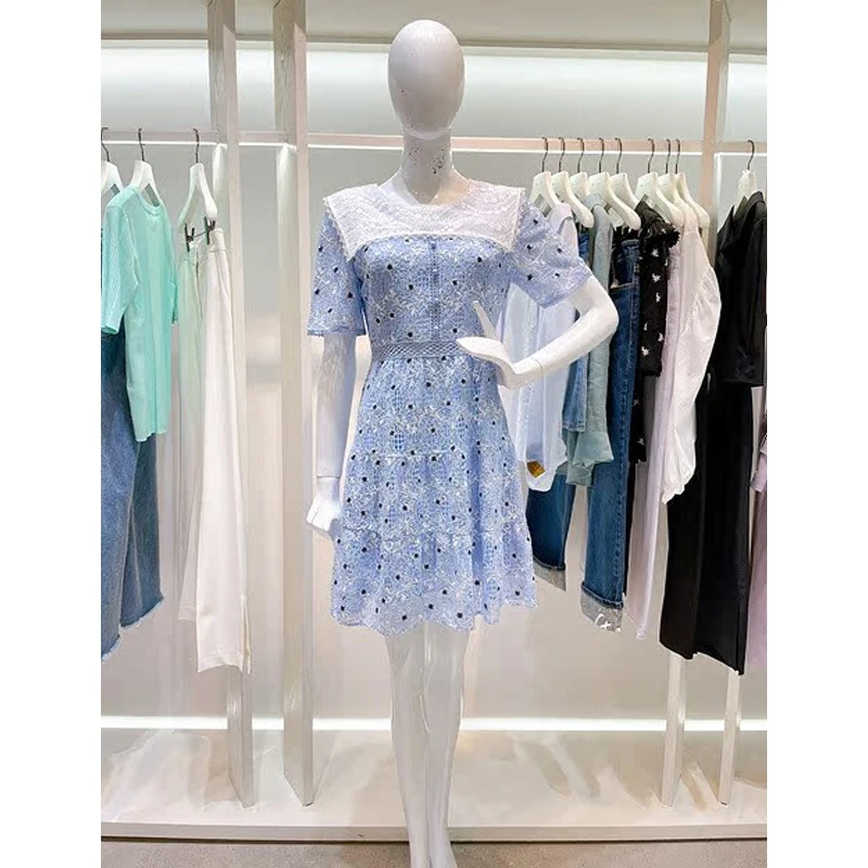MICOAT Pure Original Ele Sweet Anti-Aging Summer Heavy Embroidery Lace Collar Navy Dr High Waist A-Line Skirt ort Sl...
MICOAT Pure Original Ele Sweet Anti-Aging Summer Heavy Embroidery Lace Collar Navy Dr High Waist A-Line Skirt ort Sl...