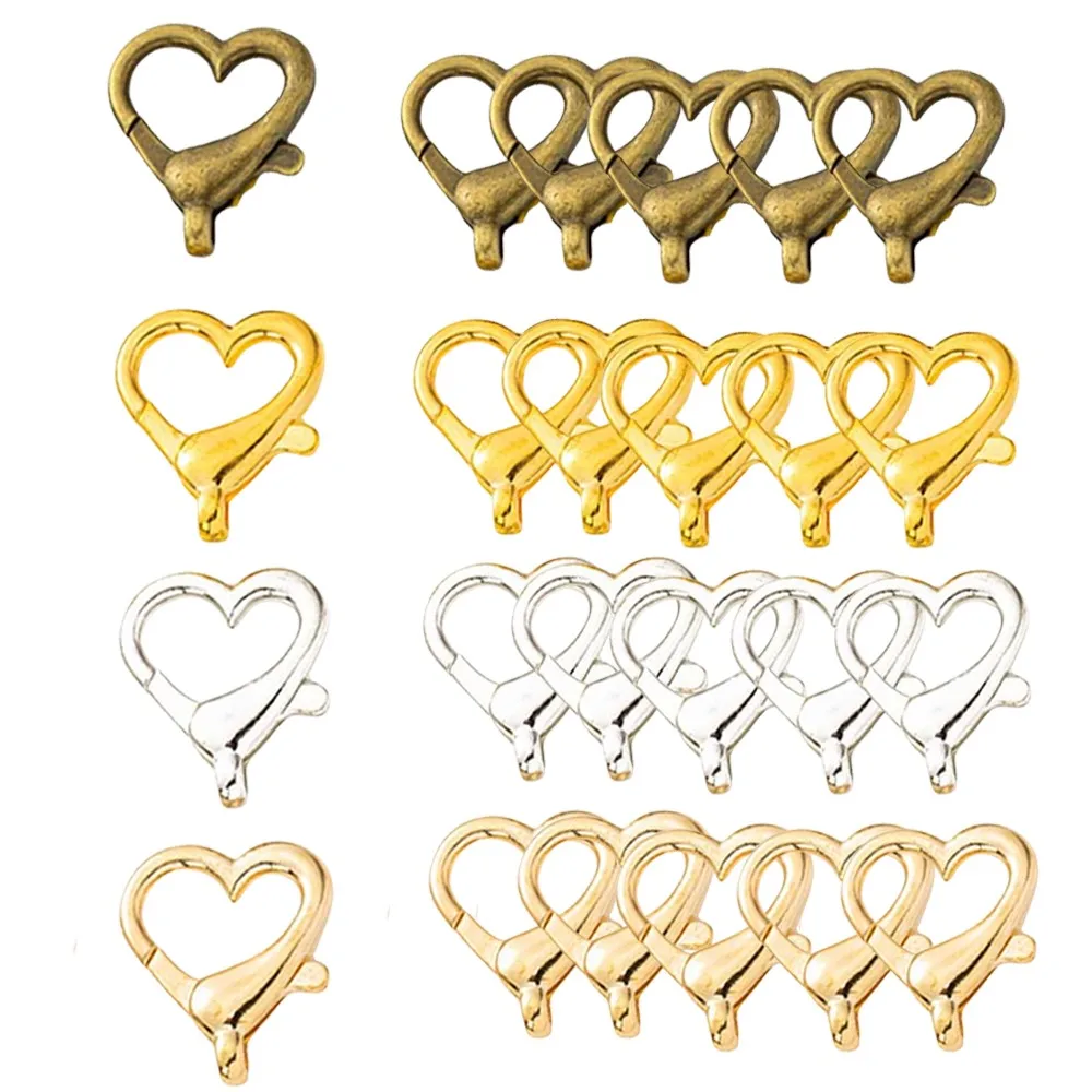 10Pcs 22x26mm Heart Lobster Clasp Hook For DIY Keychain Connectors Bag Clips Hook Dog Chain Buckles Jewelry Making Accessories
10Pcs 22x26mm Heart Lobster Clasp Hook For DIY Keychain Connectors Bag Clips Hook Dog Chain Buckles Jewelry Making Accessories