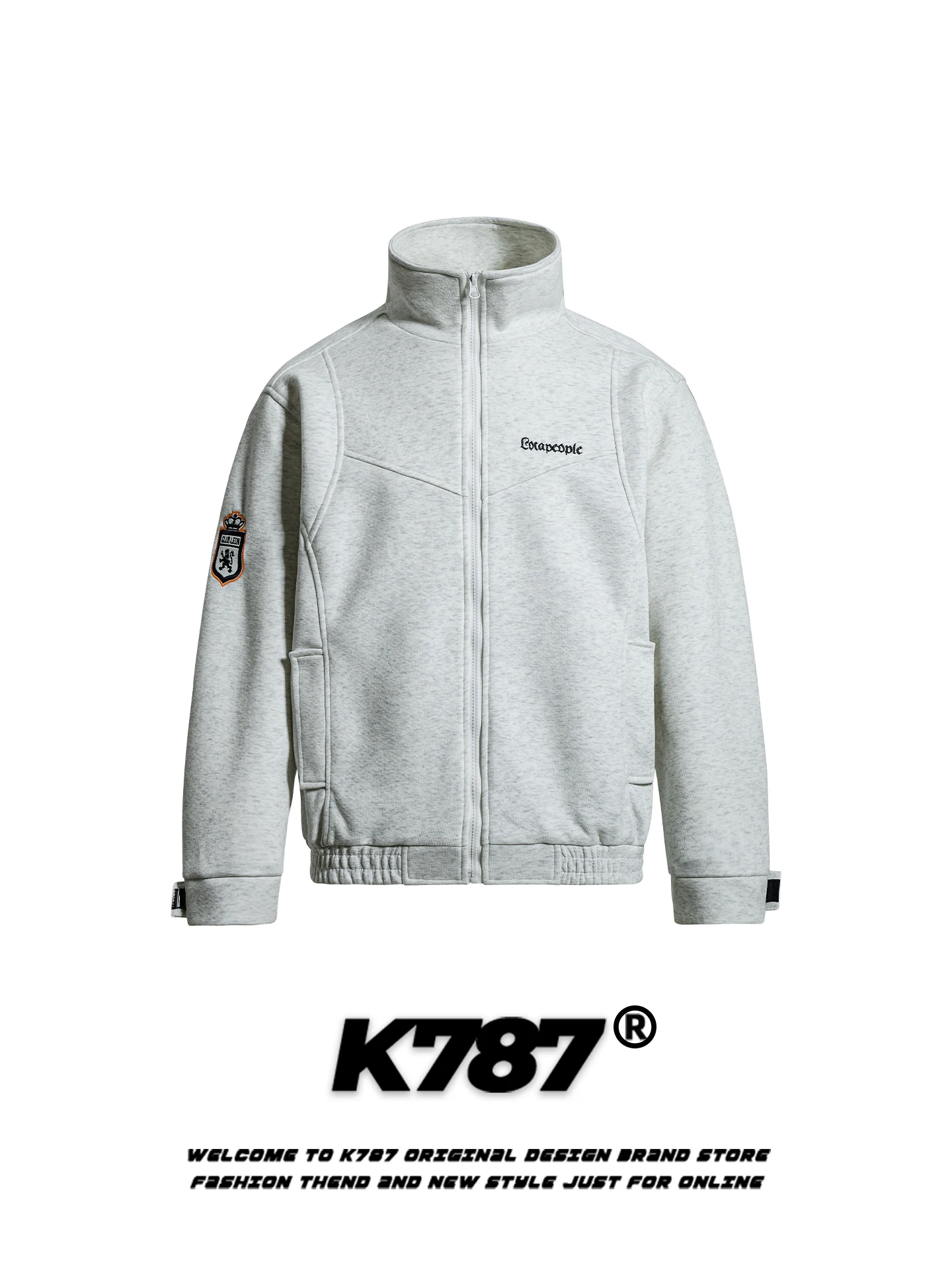 K787 American Retro Deconstructed Patchwork Stand Collar Jaet Men's Loose Casual Trendy Brand Spring Couple Zipper Coat
K787 American Retro Deconstructed Patchwork Stand Collar Jaet Men's Loose Casual Trendy Brand Spring Couple Zipper Coat