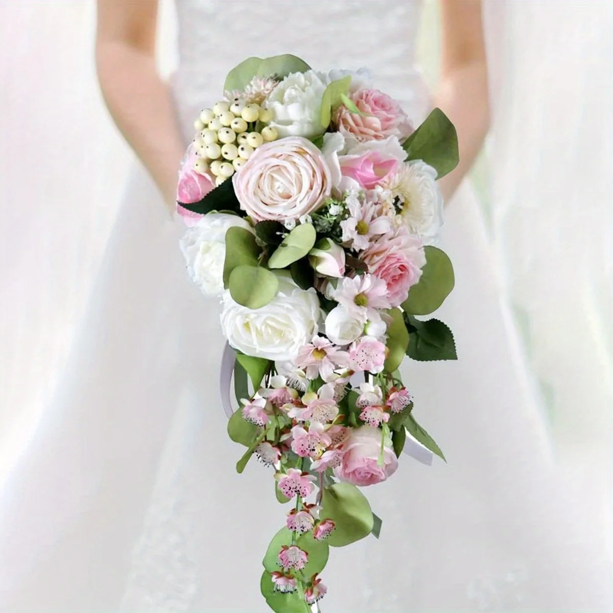 Wedding Bouquets for Bride, Cascading Bouquets for Bride, Rose Bridal Bouquets for Wedding Ceremony Anniversary Bridal
Wedding Bouquets for Bride, Cascading Bouquets for Bride, Rose Bridal Bouquets for Wedding Ceremony Anniversary Bridal