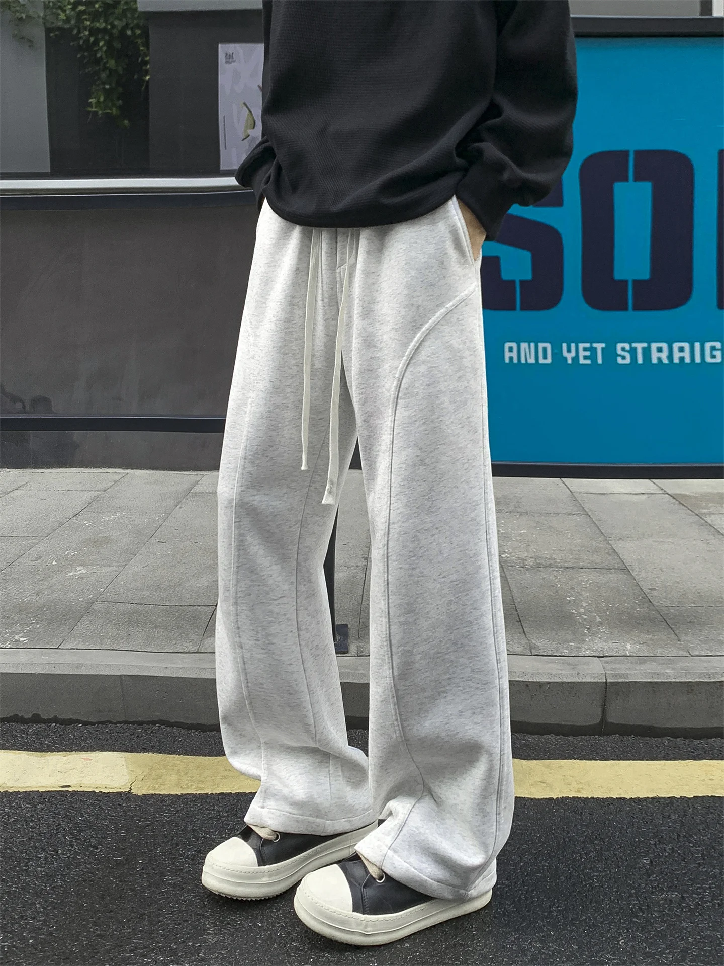 Casual Loose Straight Leg Men's Pants Dra American Sle Youthful Spor Sweatpants ey White Wide Leg Trousers
Casual Loose Straight Leg Men's Pants Dra American Sle Youthful Spor Sweatpants ey White Wide Leg Trousers