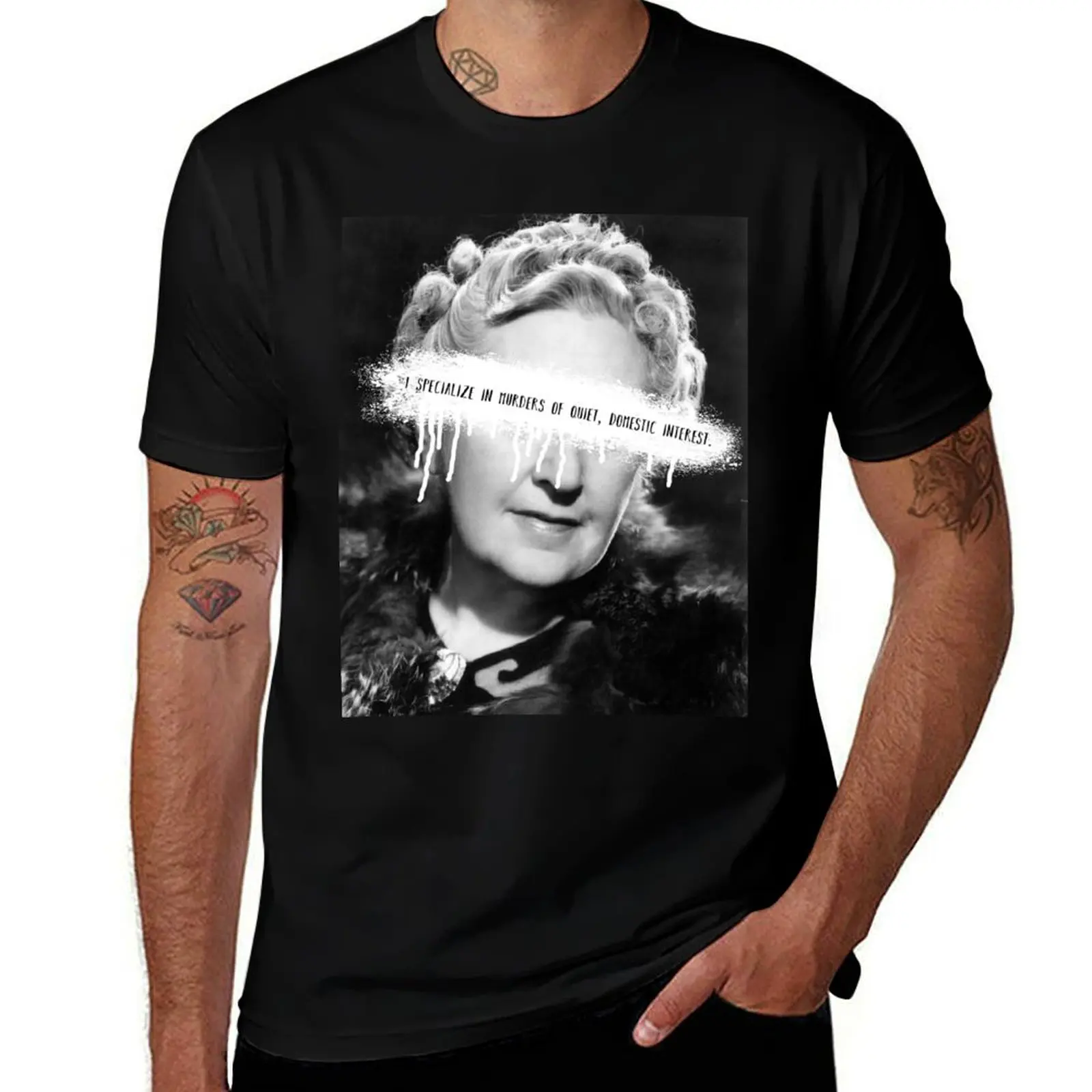Swagatha Christie T-Shirt Casual Fashion Print Tee Top
Swagatha Christie T-Shirt Casual Fashion Print Tee Top
