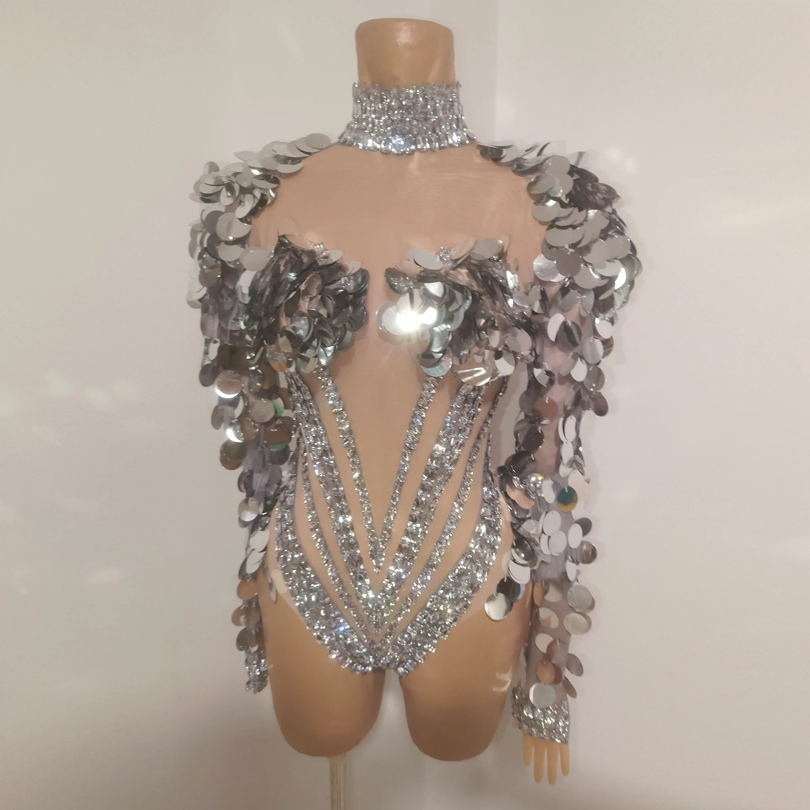 Shiny Rhinestones Sequins Bodysuit Sparkling Glitter Top Women's Fashion Sparkle Body Suit Glittery Sequin Bodysuit
Shiny Rhinestones Sequins Bodysuit Sparkling Glitter Top Women's Fashion Sparkle Body Suit Glittery Sequin Bodysuit