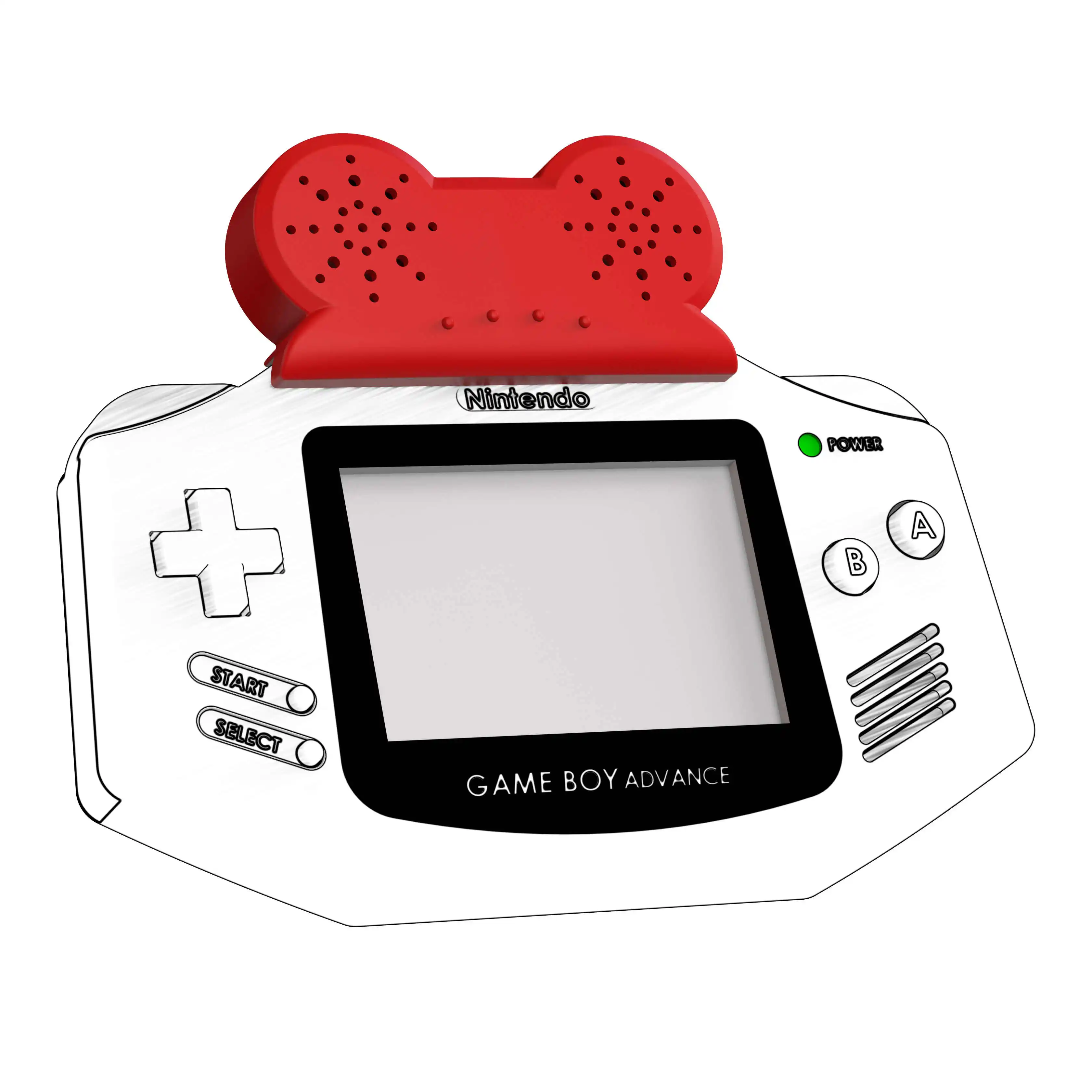GBA speakers, amplification speakers, external speakers, stereo sound, no modification, game accessory no battery required
GBA speakers, amplification speakers, external speakers, stereo sound, no modification, game accessory no battery required
