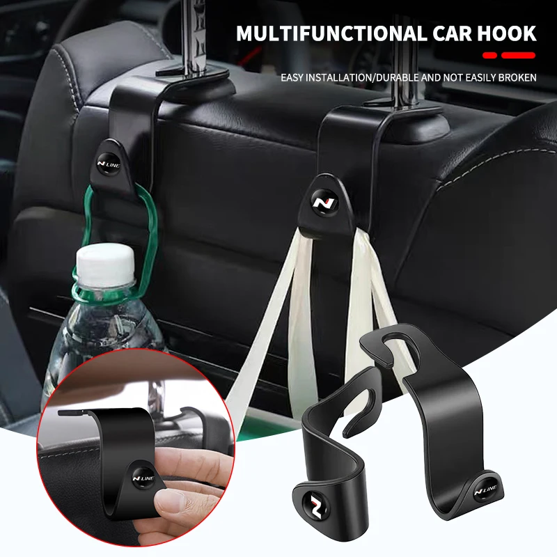 2pc Plastic Car Seat Back Detachable Hook Inside Car Storage Pendant For Hyundai N Avante Sonata Elantra i30 i20 Tucson N Line
2pc Plastic Car Seat Back Detachable Hook Inside Car Storage Pendant For Hyundai N Avante Sonata Elantra i30 i20 Tucson N Line
