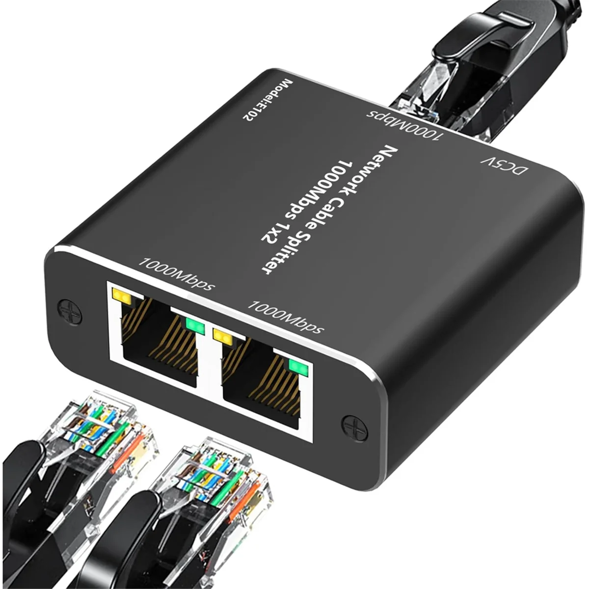 Адаптер разветвителя AB54-RJ45, гигабитный сетевой разветвитель, сетевой кабель с разветвителем Ethernet 1-2
Адаптер разветвителя AB54-RJ45, гигабитный сетевой разветвитель, сетевой кабель с разветвителем Ethernet 1-2