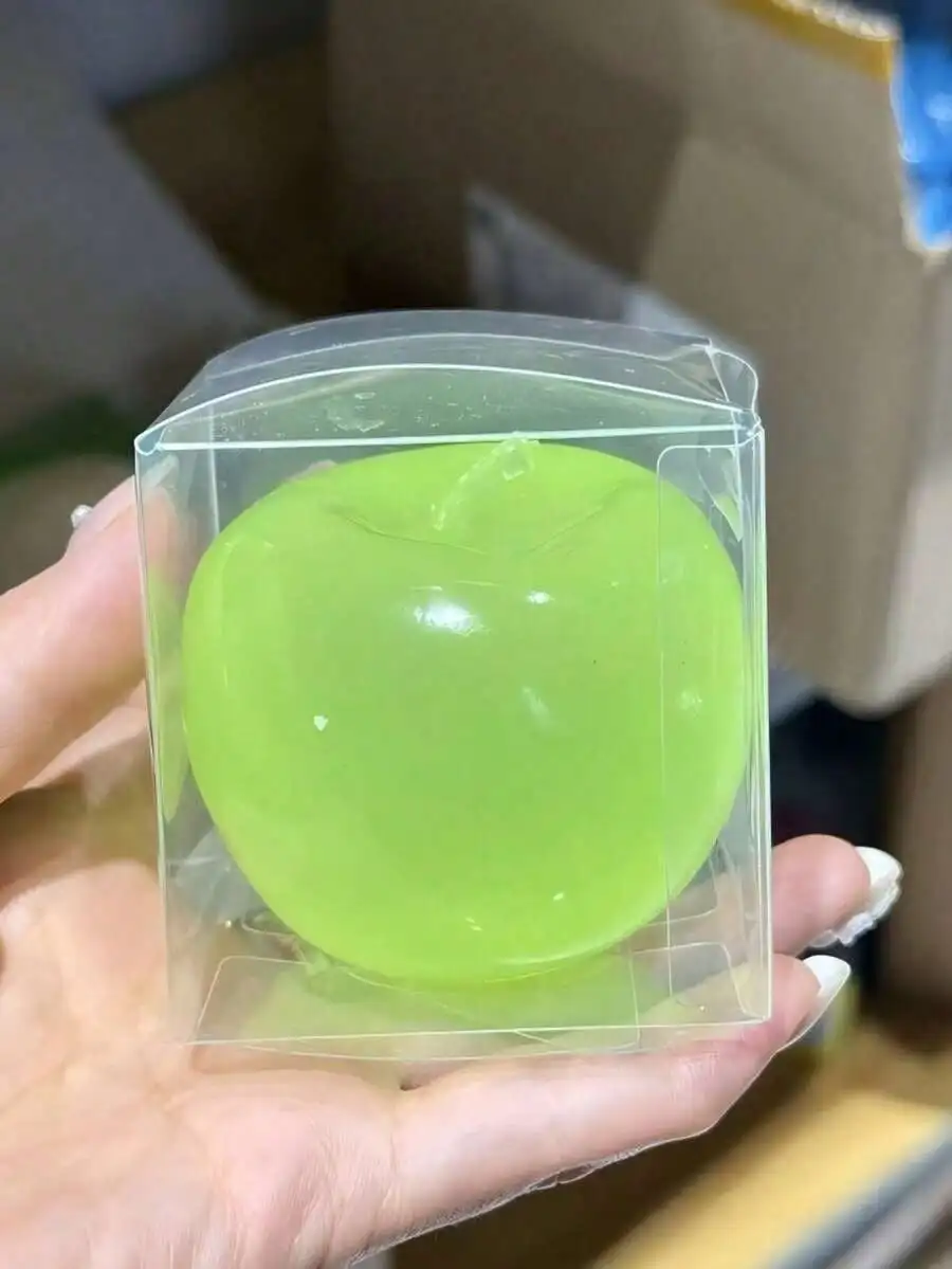 New -Filled Apple Squeeze Toy - Transparent Appearance, Moldable Non-Rebounding Texture, High Aesthetic Value, Stress Relief For Office Desk, Pocket-Sized Relaxation, Home Leisure Use, Creative Memorial Gift, Valentine's Day Gift For Lover, Squishy,
New -Filled Apple Squeeze Toy - Transparent Appearance, Moldable Non-Rebounding Texture, High Aesthetic Value, Stress Relief For Office Desk, Pocket-Sized Relaxation, Home Leisure Use, Creative Memorial Gift, Valentine's Day Gift For Lover, Squishy,