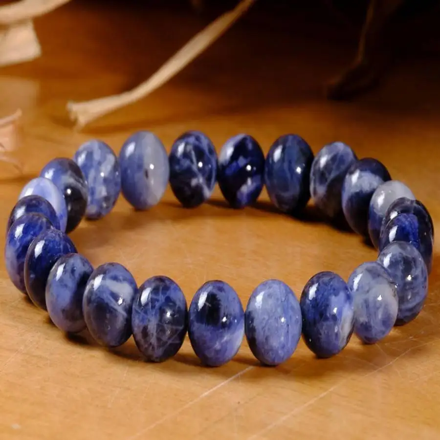 Handmade sodalite beads bracelet, men's cuff button bracelet, Ramadan prayer bead,women's meditation,holiday gift, daily wear
Handmade sodalite beads bracelet, men's cuff button bracelet, Ramadan prayer bead,women's meditation,holiday gift, daily wear