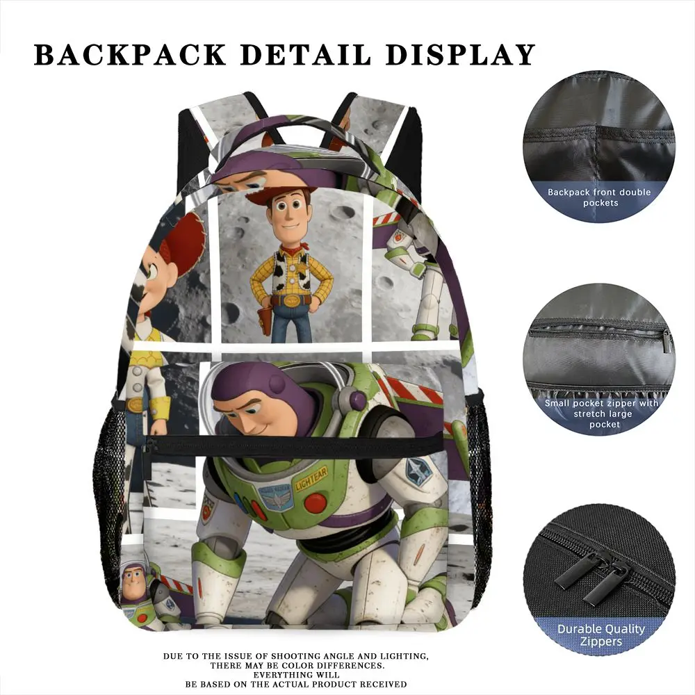 1pc Toy Story Buzz Lightyear Pattern Printed Backpack, adjustable shoulder strap, essential for daily commuting and leisure
1pc Toy Story Buzz Lightyear Pattern Printed Backpack, adjustable shoulder strap, essential for daily commuting and leisure