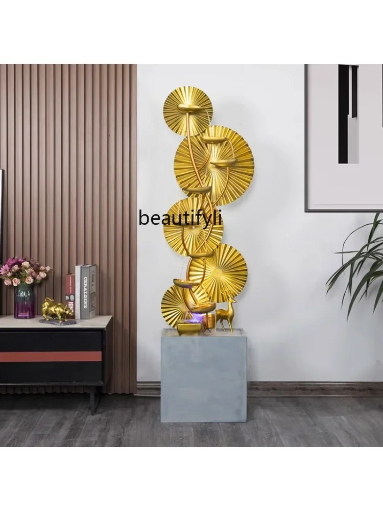 xzModern Minimalist Water Fountain Living Room Circulating Water Spray Landscape Decoration Lucky Light Luxury Floor Ornaments
xzModern Minimalist Water Fountain Living Room Circulating Water Spray Landscape Decoration Lucky Light Luxury Floor Ornaments