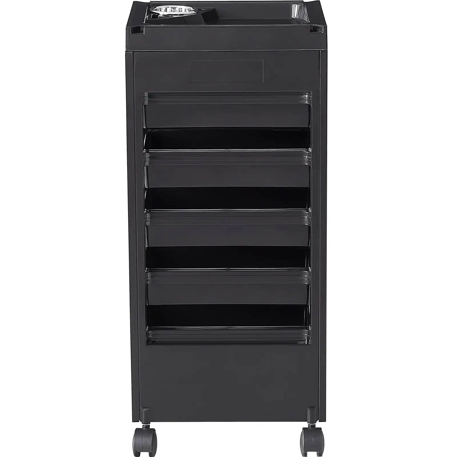 Salon Utility Cart, Stylist Station on Wheels with 5 Detachable Trays & Appliance Holder, Mobile Hairdresser Organizer wi
Salon Utility Cart, Stylist Station on Wheels with 5 Detachable Trays & Appliance Holder, Mobile Hairdresser Organizer wi