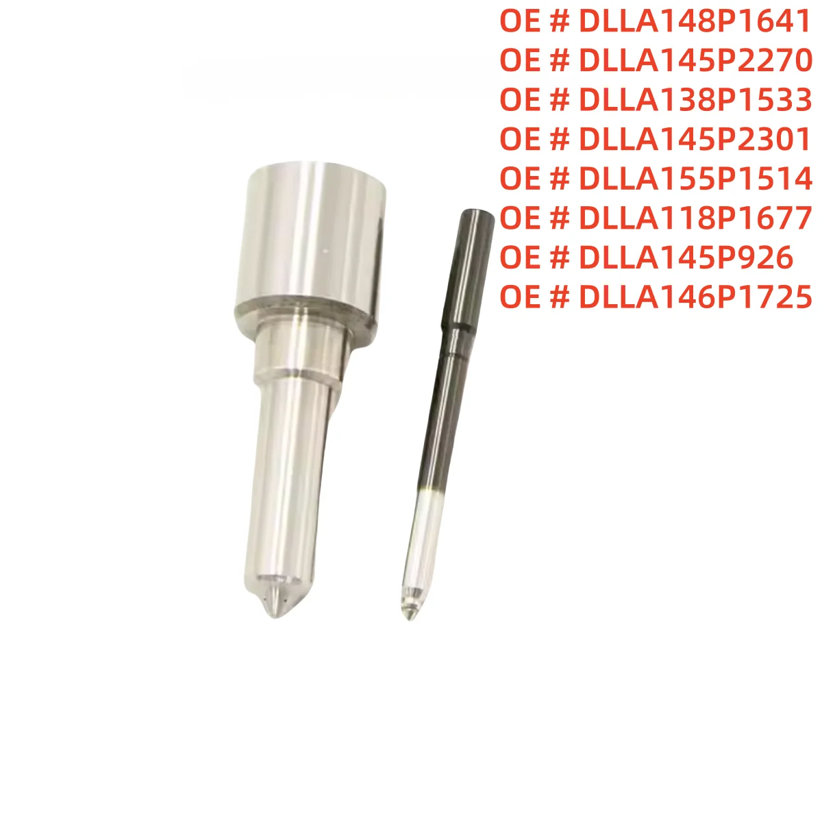 4PCS DLLA148P1641 DLLA145P2270 DLLA138P1533 DLLA145P2301 DLLA155P1514 DLLA118P1677 DLLA145P926 DLLA146P1725 Injector Nozzle
4PCS DLLA148P1641 DLLA145P2270 DLLA138P1533 DLLA145P2301 DLLA155P1514 DLLA118P1677 DLLA145P926 DLLA146P1725 Injector Nozzle