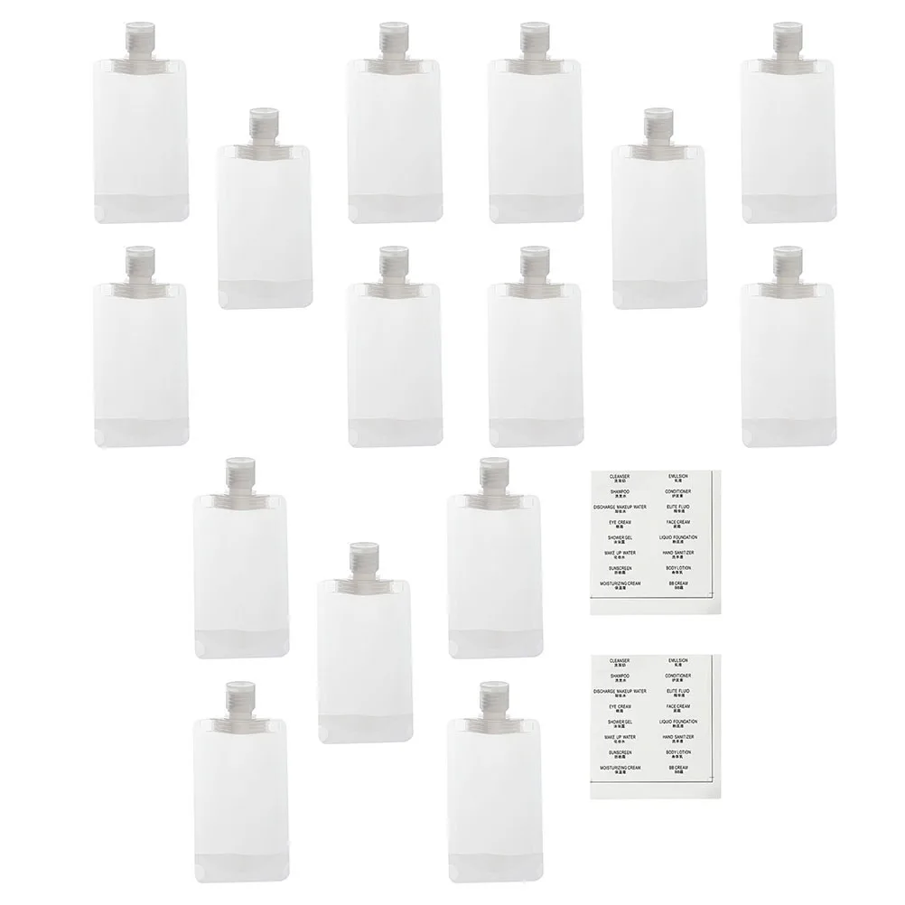 Bottle Set Lotion Dispensing Bags Storage Pouch Refill Multi-compartment Toiletry Cosmetics
Bottle Set Lotion Dispensing Bags Storage Pouch Refill Multi-compartment Toiletry Cosmetics
