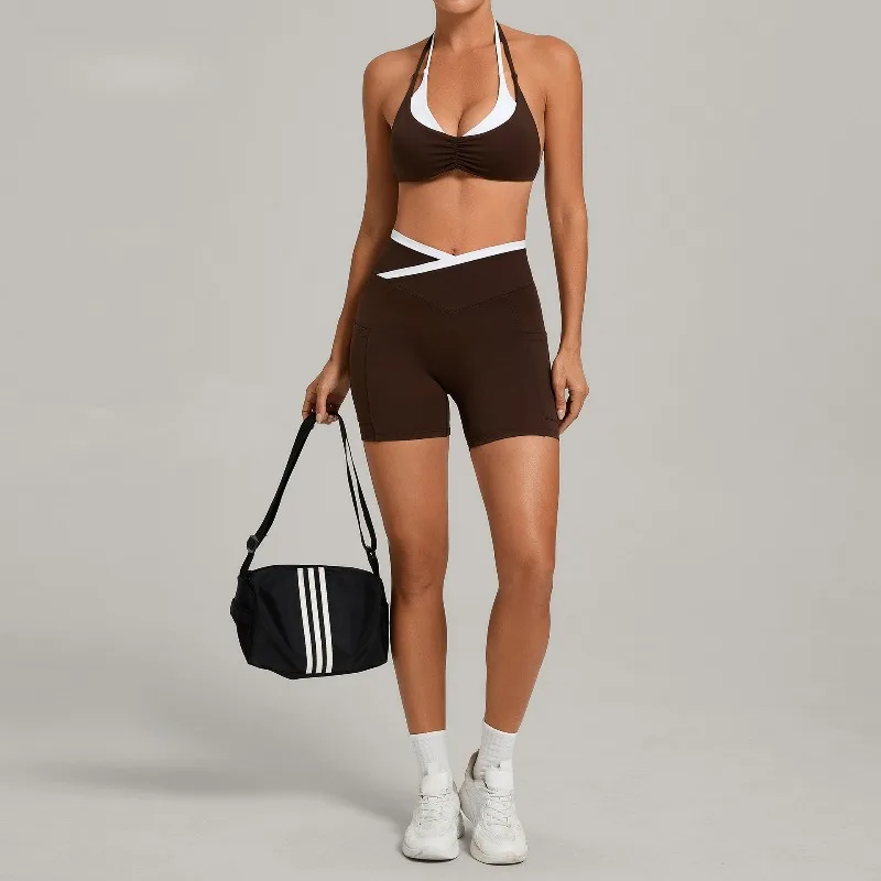 Women's Yoga Set Sports Fitness Gym Slim-Fit Bra High Waist Hip Lifting Shorts Training Workout Running Suits
Women's Yoga Set Sports Fitness Gym Slim-Fit Bra High Waist Hip Lifting Shorts Training Workout Running Suits