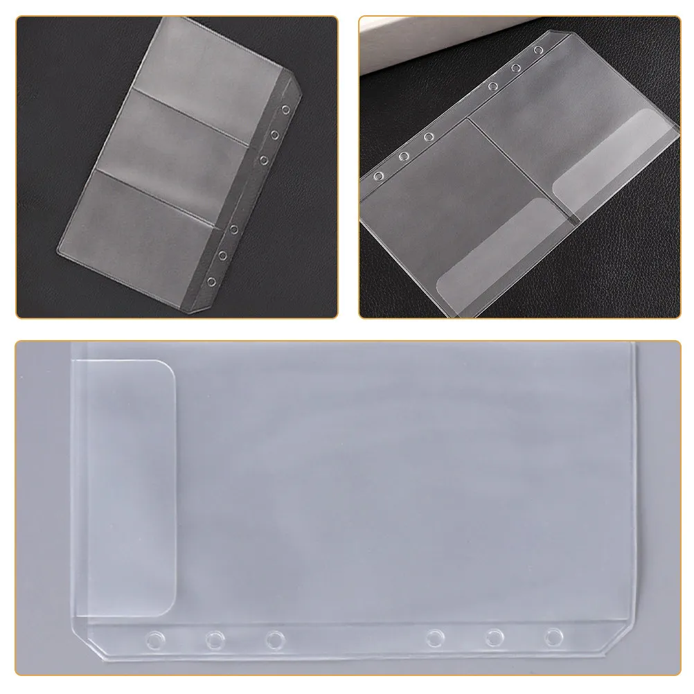 12Pcs Transparent Loose Leaf Binder Pockets PVC Storage Bags Receipt Filing Business Card Organizer Notebook Folder
12Pcs Transparent Loose Leaf Binder Pockets PVC Storage Bags Receipt Filing Business Card Organizer Notebook Folder