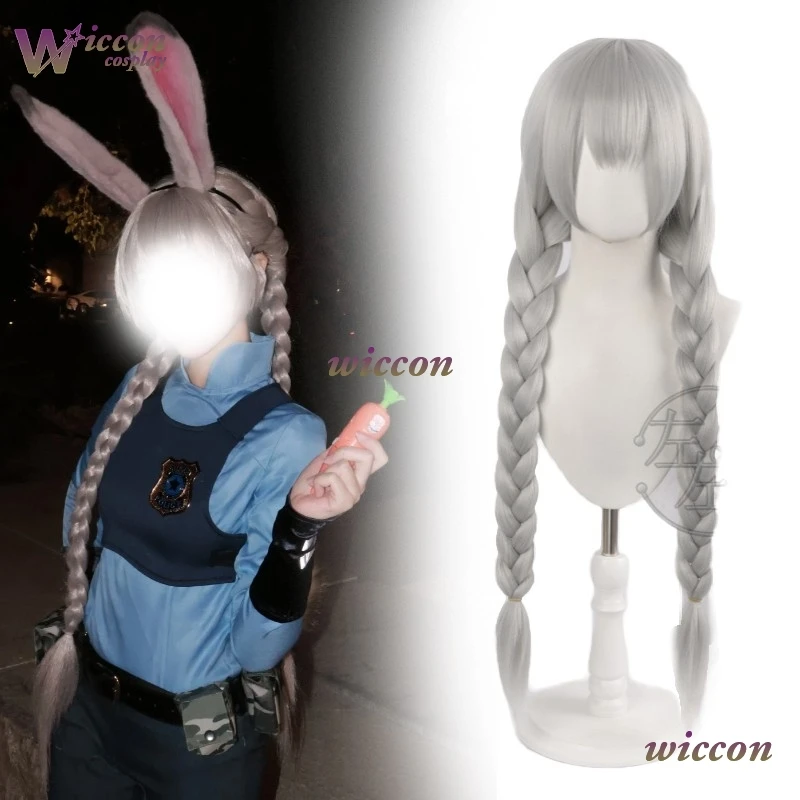 Judy Grey Wig Cosplay Zootopiia Judith Laverne Hopps Cosplay Wig Anime Heat Resistant Synthetic Wigs Halloween Carnival Party
Judy Grey Wig Cosplay Zootopiia Judith Laverne Hopps Cosplay Wig Anime Heat Resistant Synthetic Wigs Halloween Carnival Party