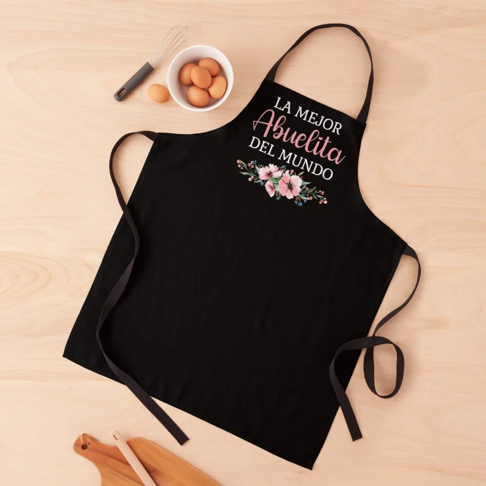 La Mejor Abuelita Del Mundo I Apron Beauty for women with pocket Bib For Kitchen Apron
La Mejor Abuelita Del Mundo I Apron Beauty for women with pocket Bib For Kitchen Apron
