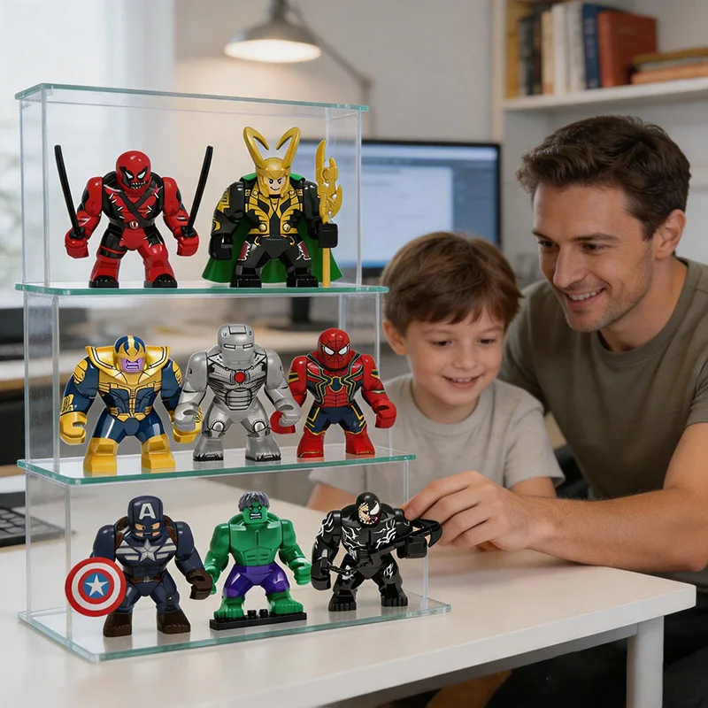 8PCS Marvel Superhero Building Blocks Set,Thanos Hulk Venom DIY Assembly Toy for Kids, Creative Birthday Gift for Boys & Girls
8PCS Marvel Superhero Building Blocks Set,Thanos Hulk Venom DIY Assembly Toy for Kids, Creative Birthday Gift for Boys & Girls