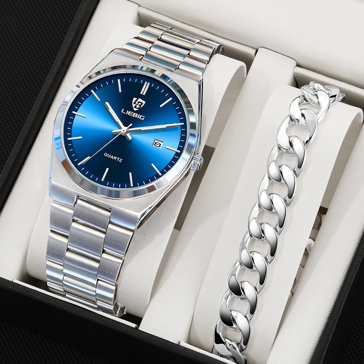LIEBIG Роскошные кварцевые часы для мужчин и женщин, деловые водонепроницаемые наручные часы, мужские модные простые часы из нержавеющей стали, Reloj Hombre
LIEBIG Роскошные кварцевые часы для мужчин и женщин, деловые водонепроницаемые наручные часы, мужские модные простые часы из нержавеющей стали, Reloj Hombre