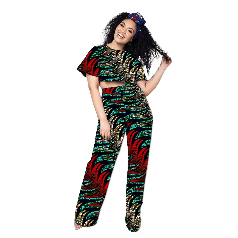 African Suits Original Design Women Mini Tops Patch Straight Pants Nigerian Fashion Lady's Ankara Print Outfits Loose Style
African Suits Original Design Women Mini Tops Patch Straight Pants Nigerian Fashion Lady's Ankara Print Outfits Loose Style