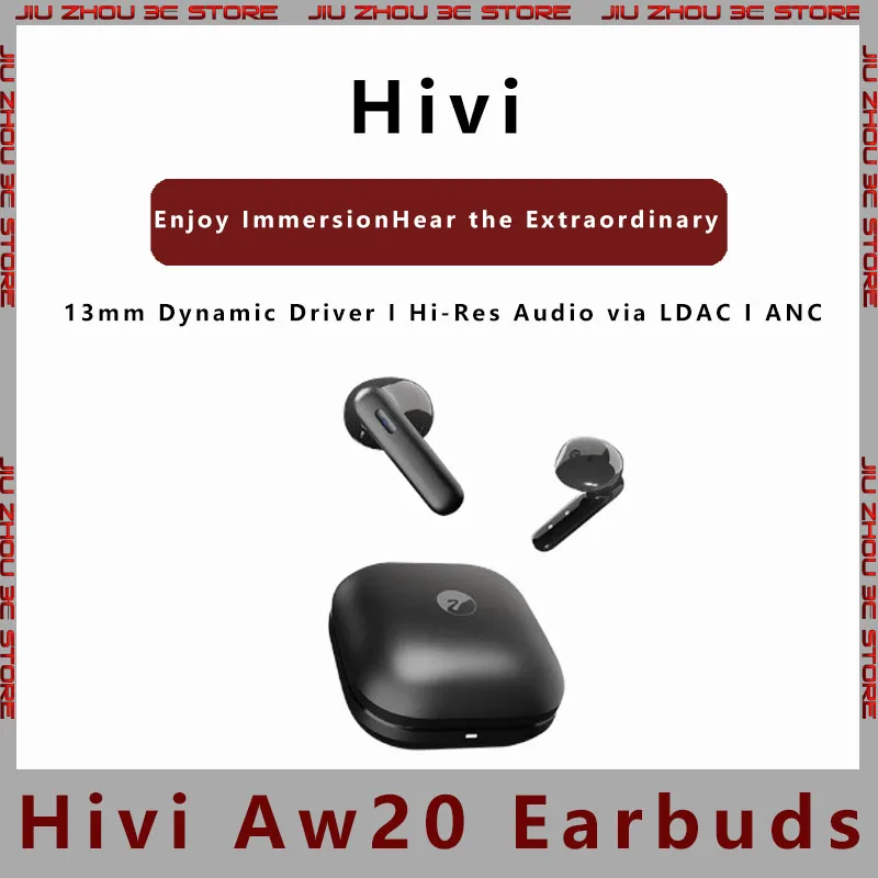 Hivi Aw20 True Wireless Active Noise Canceling Earbuds Bluetooth 6 0 Half In Ear Long Battery Life Sports Running Outdoor
Hivi Aw20 True Wireless Active Noise Canceling Earbuds Bluetooth 6 0 Half In Ear Long Battery Life Sports Running Outdoor