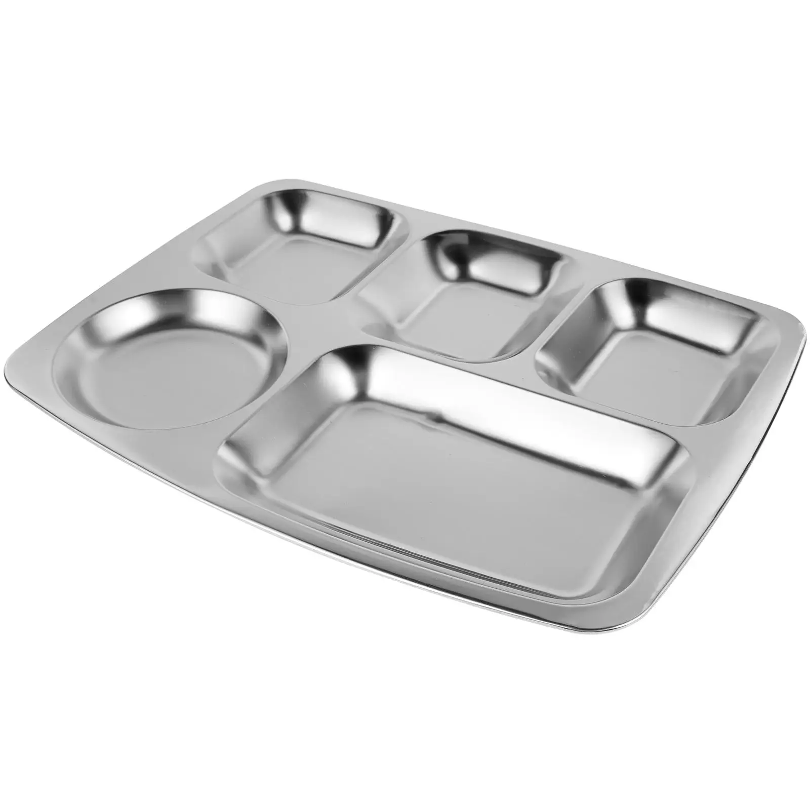 Stainless Steel Divided Food Plates Camping Picnic Home School Restaurant Cafeteria Hotel Stackable Tray Kitchen Tableware
Stainless Steel Divided Food Plates Camping Picnic Home School Restaurant Cafeteria Hotel Stackable Tray Kitchen Tableware