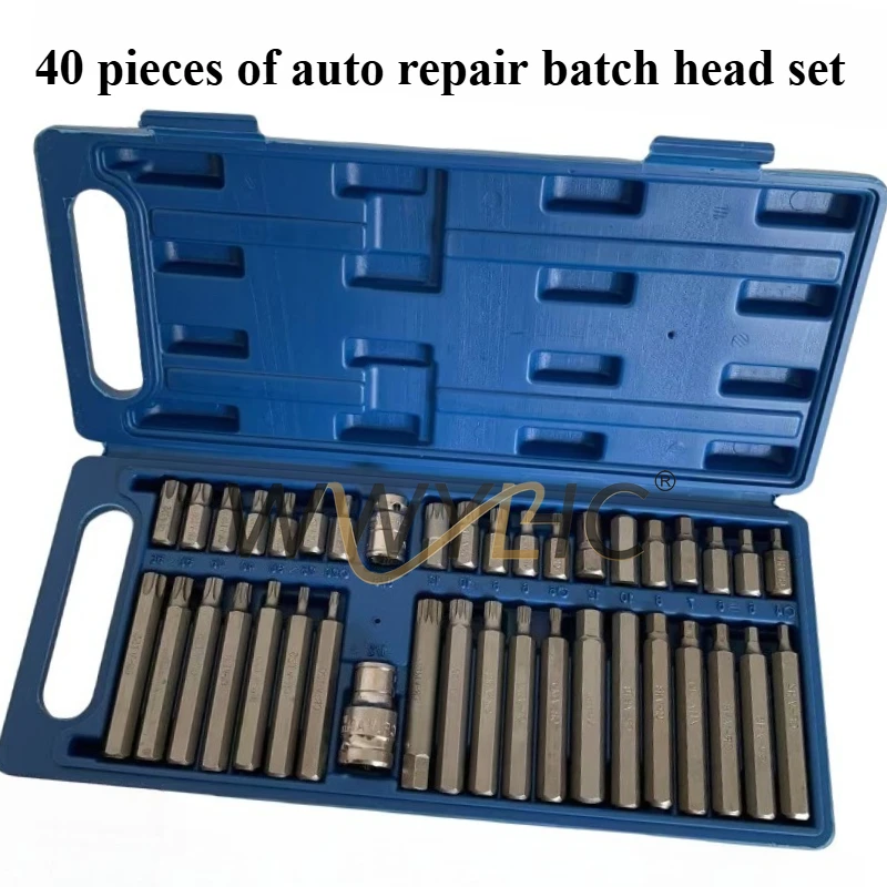 Suitable for 40-piece Set of Star Batch Set, Set of Hexagonal Wrench Set, Combination of Auto Repair Spline Tool Pattern,
Suitable for 40-piece Set of Star Batch Set, Set of Hexagonal Wrench Set, Combination of Auto Repair Spline Tool Pattern,