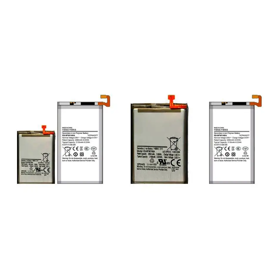 EB-BF901ABA EB-BF907ABA+EB-BF901ABA EB-BF907ABA For Samsung Galaxy Z Fold 1 F9000 F907n W2020 2020 5G Battery 2100-2135Mah
EB-BF901ABA EB-BF907ABA+EB-BF901ABA EB-BF907ABA For Samsung Galaxy Z Fold 1 F9000 F907n W2020 2020 5G Battery 2100-2135Mah