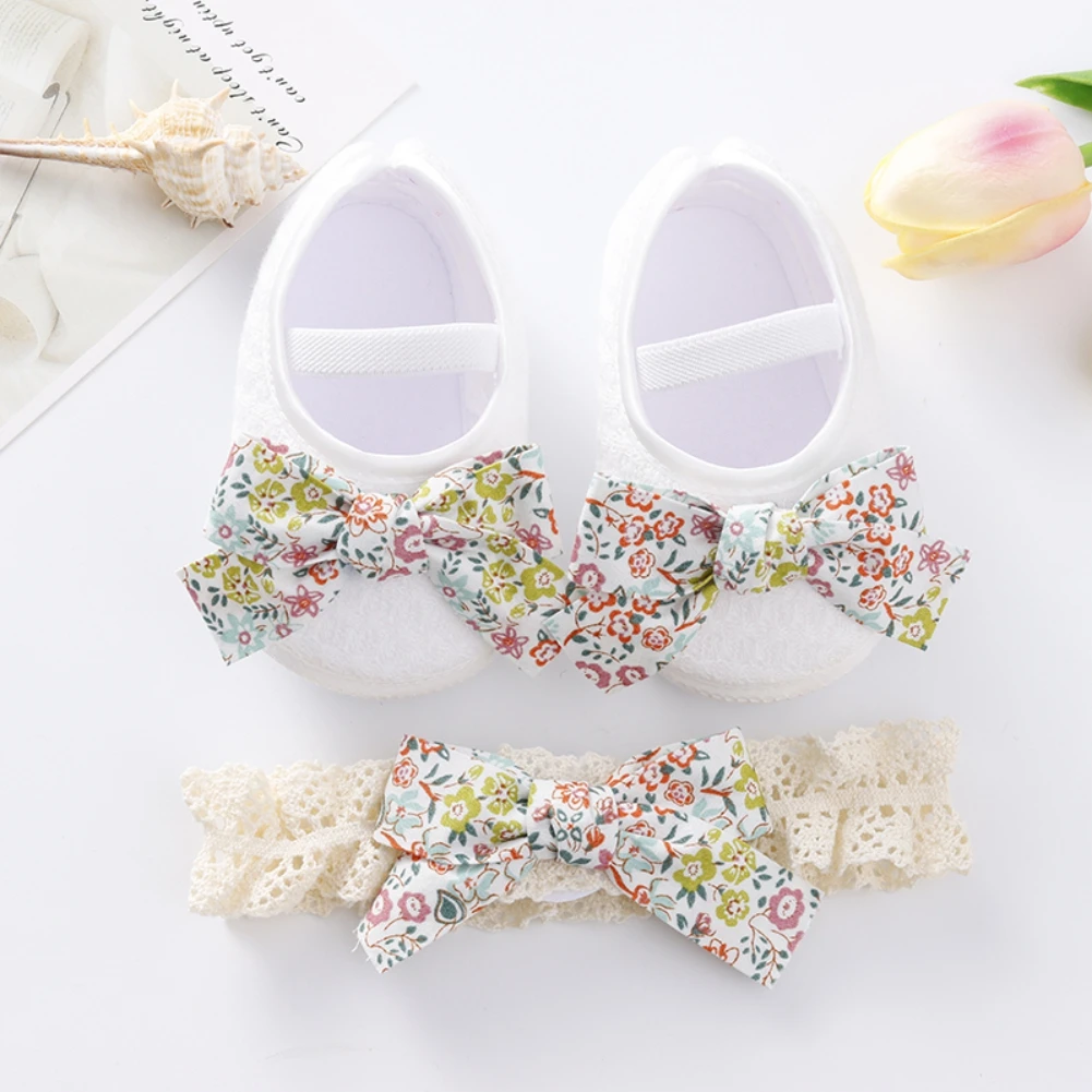 0-12M Infant Baby Girls with Headband Princess Wedding Prewalkers Bowkont Footwear Shoes Soft Bottom First Walkers Anti-slip
0-12M Infant Baby Girls with Headband Princess Wedding Prewalkers Bowkont Footwear Shoes Soft Bottom First Walkers Anti-slip