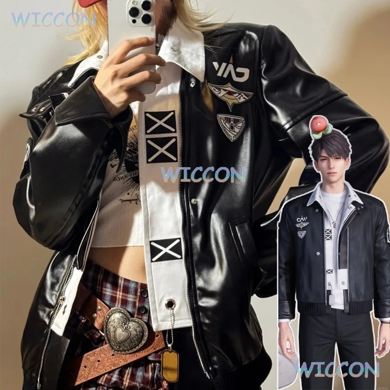 Embroidered Bomber Jacket Game Love And Deepspace Caleb Cosplay Pilot Jacket Deepspace Fleet Coat Pu Leather Men Halloween Cos
Embroidered Bomber Jacket Game Love And Deepspace Caleb Cosplay Pilot Jacket Deepspace Fleet Coat Pu Leather Men Halloween Cos