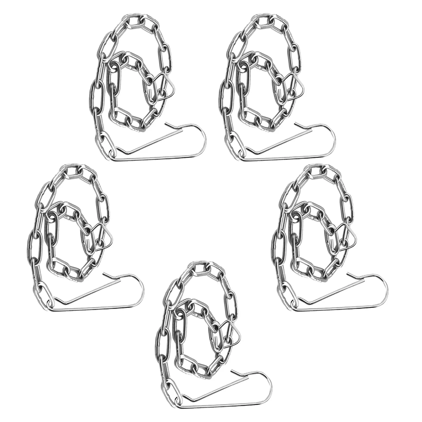5Pcs Universal Toilet Flapper Chain Stainless Steel Simple Design Easy DIY Installation Toilet Baffle Replacement Kit
5Pcs Universal Toilet Flapper Chain Stainless Steel Simple Design Easy DIY Installation Toilet Baffle Replacement Kit