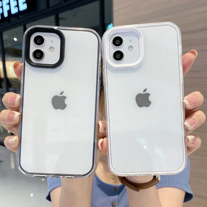 Transparent Candy Color Case for IPhone 13 12 11 14 Pro Max X XR XS Max 7 8 Plus Deluxe 2IN1 Shockproof Hard Case
Transparent Candy Color Case for IPhone 13 12 11 14 Pro Max X XR XS Max 7 8 Plus Deluxe 2IN1 Shockproof Hard Case