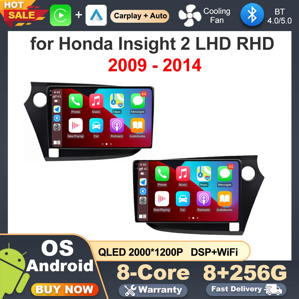 9 inch for Honda Insight 2 LHD RHD 2009 - 2014 Car Radio Multimedia Player GPS Navigation DSP WiFi IPS Screen Auto Accessories
9 inch for Honda Insight 2 LHD RHD 2009 - 2014 Car Radio Multimedia Player GPS Navigation DSP WiFi IPS Screen Auto Accessories