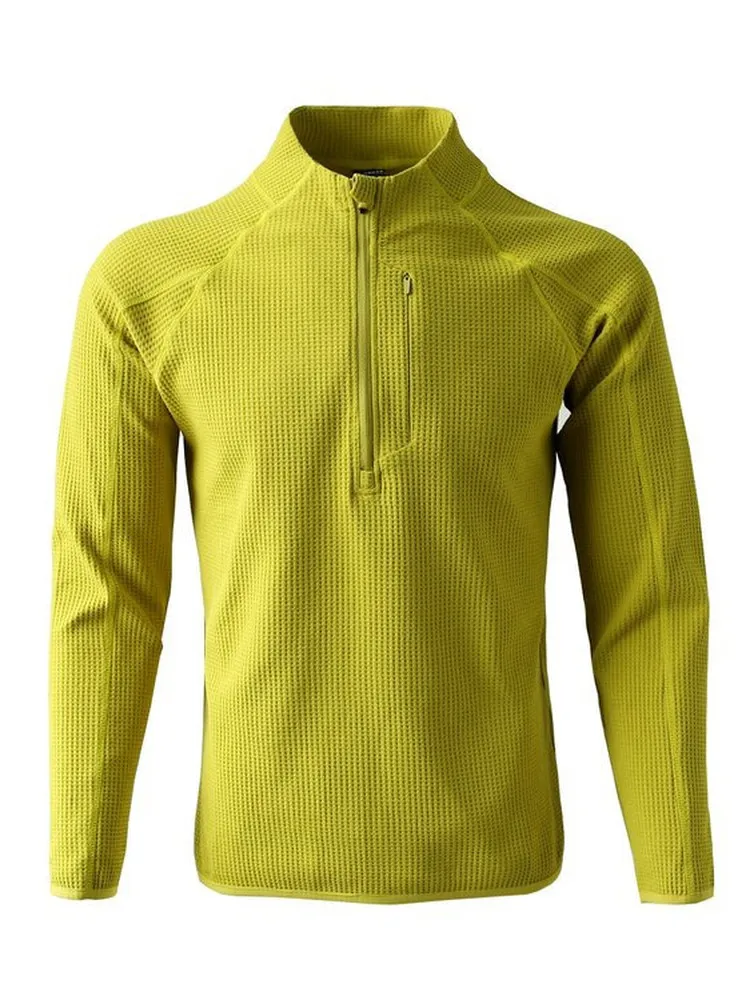 Skin-friendly Half-zip Hoodie! Spring Autumn Men's Casual Breathable Sports Sweatshirt with Stand Collar And Waffle Pattern
Skin-friendly Half-zip Hoodie! Spring Autumn Men's Casual Breathable Sports Sweatshirt with Stand Collar And Waffle Pattern