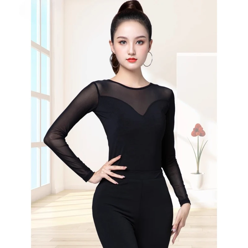 Latin Dancewear 2026 Spring New Shape Training Clothing Female Modem Dance Long-sleeved Line Dance Clothing Women Samba Tops
Latin Dancewear 2026 Spring New Shape Training Clothing Female Modem Dance Long-sleeved Line Dance Clothing Women Samba Tops