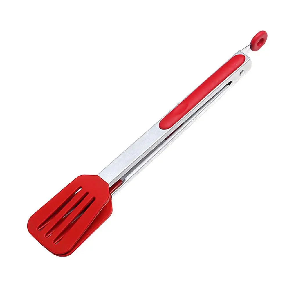 Silicone Serving Tong Stainless Steel Food Clip Non Stick BBQ Bread Cake Baking Tool Kitchen Utensils
Silicone Serving Tong Stainless Steel Food Clip Non Stick BBQ Bread Cake Baking Tool Kitchen Utensils