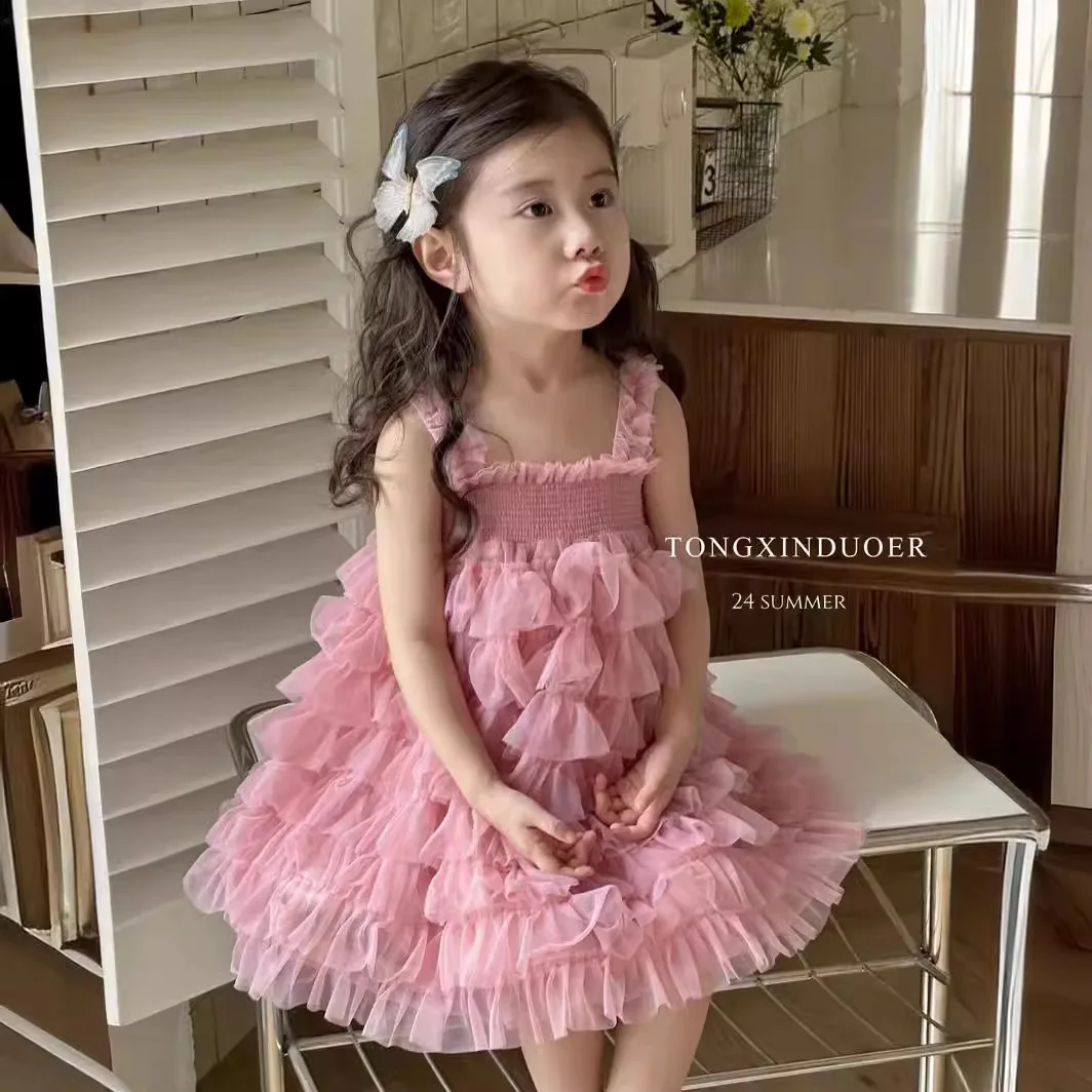 Baby Girls Skirt 2024 Summer New Children Lotus Leaf Multi-layer Cake Dress Mesh Mesh Baby Girls Fairy Simple Casual Dress
Baby Girls Skirt 2024 Summer New Children Lotus Leaf Multi-layer Cake Dress Mesh Mesh Baby Girls Fairy Simple Casual Dress