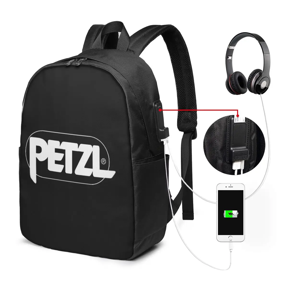 Sport Climbing Petzl Backpack Travel Notebook Bag Computer College Student School Bag Laptop Shoulder Bags for Men Women
Sport Climbing Petzl Backpack Travel Notebook Bag Computer College Student School Bag Laptop Shoulder Bags for Men Women