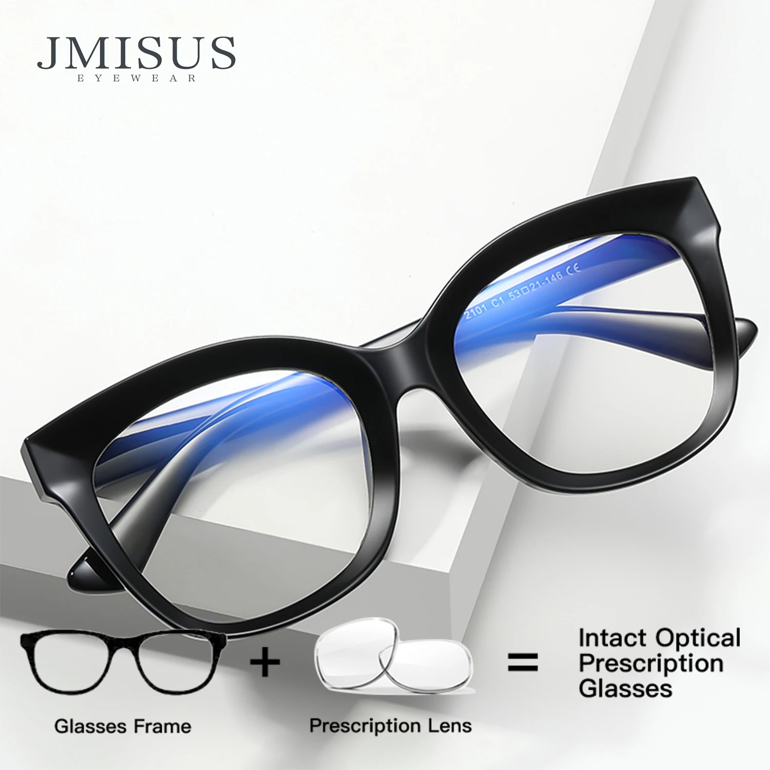 JMISUS Custom Square Prescription Eyeglasses Women Butterfly Shape Optical Lenses with Medical Recipe Multifocal Options
JMISUS Custom Square Prescription Eyeglasses Women Butterfly Shape Optical Lenses with Medical Recipe Multifocal Options