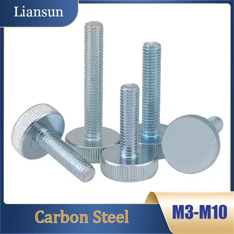 5-50pcs Knurl Flat Head Hand Tighten Thumb Screw Curtain Wall Glass Thumbscrew M3 M4 M5 M6 M8 M10 Carbon Steel Length 6-50mm
5-50pcs Knurl Flat Head Hand Tighten Thumb Screw Curtain Wall Glass Thumbscrew M3 M4 M5 M6 M8 M10 Carbon Steel Length 6-50mm