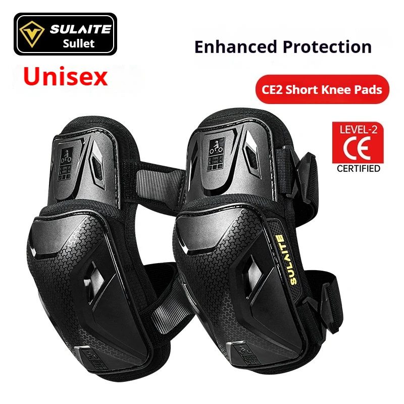 SULAITE TPU Motorcycle Knee Pads CE2 Certified Lightweight High Strength Anti Fall Elastic Velcro All Season Riding Protective
SULAITE TPU Motorcycle Knee Pads CE2 Certified Lightweight High Strength Anti Fall Elastic Velcro All Season Riding Protective