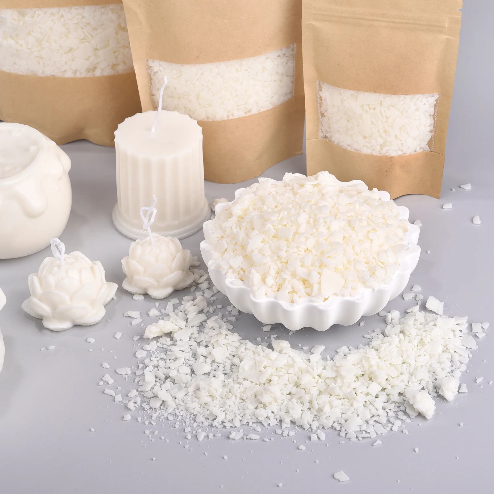 50g-1kg Natural Soybean Wax Flake White Soy Smokeless Wax Candle Material For DIY Candle Making
50g-1kg Natural Soybean Wax Flake White Soy Smokeless Wax Candle Material For DIY Candle Making