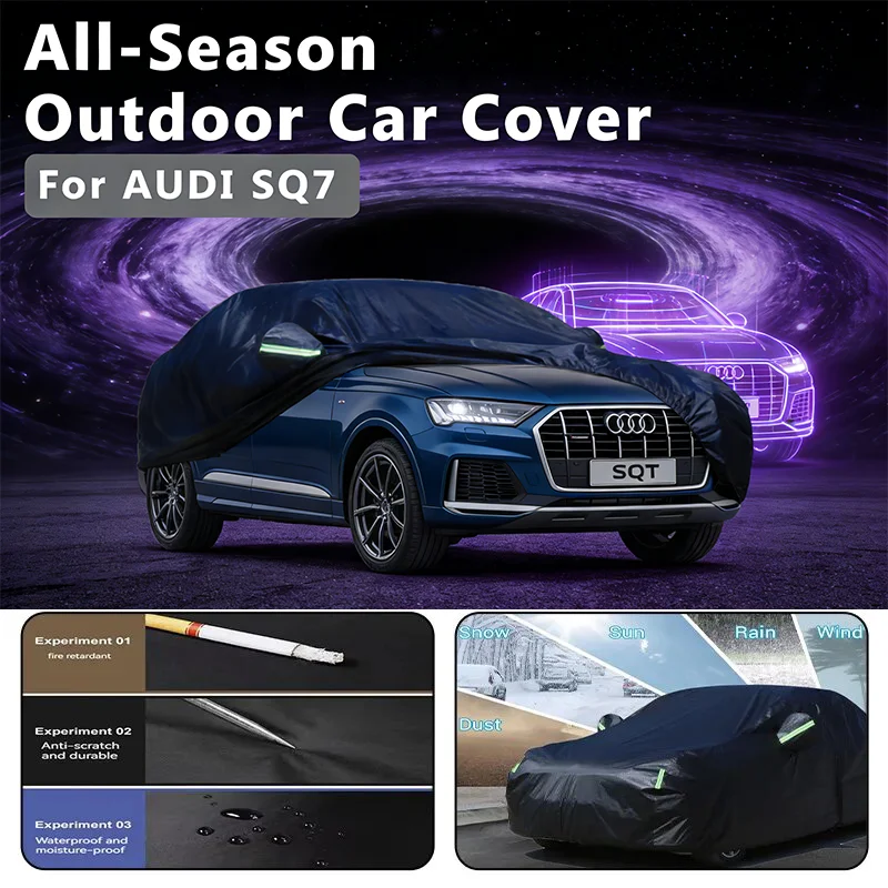 Всесезонный автомобильный чехол для AUDI SQ7 — полная защита на открытом воздухе, водонепроницаемый, пылезащитный, солнцезащитный, внешний аксессуар
Всесезонный автомобильный чехол для AUDI SQ7 — полная защита на открытом воздухе, водонепроницаемый, пылезащитный, солнцезащитный, внешний аксессуар