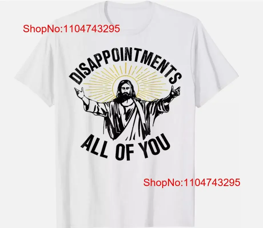 Футболка Disappointments Sarcastic All Of You Christian Jesus, винтажная стираная удобная мужская футболка с графикой, повседневная, универсальная, мягкая
Футболка Disappointments Sarcastic All Of You Christian Jesus, винтажная стираная удобная мужская футболка с графикой, повседневная, универсальная, мягкая