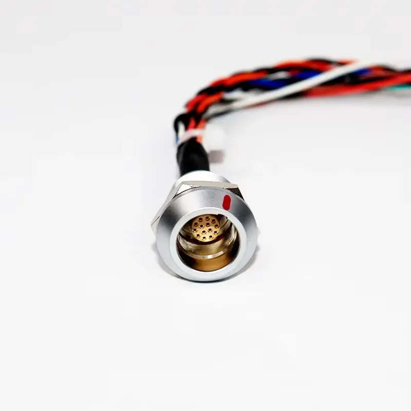 Custom 14-Pin Wiring Harness 180mm Copper Cables Brass IP67 Waterproof .1K.314.CLL Connector Circular LN00546 1-100-001R2
Custom 14-Pin Wiring Harness 180mm Copper Cables Brass IP67 Waterproof .1K.314.CLL Connector Circular LN00546 1-100-001R2