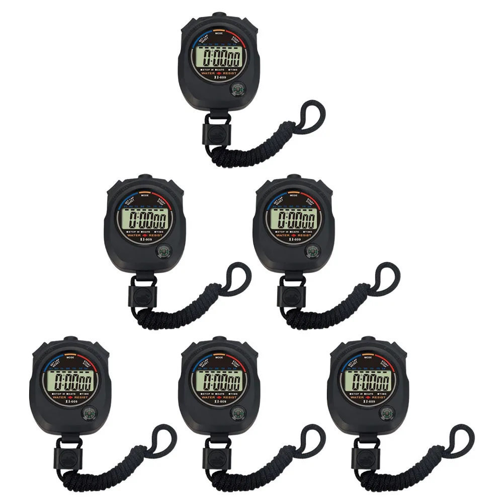 6 Pcs Match Timer Practical Game Stopwatch Sports Game Durable Safe Electronic Watch Training Timer
6 Pcs Match Timer Practical Game Stopwatch Sports Game Durable Safe Electronic Watch Training Timer