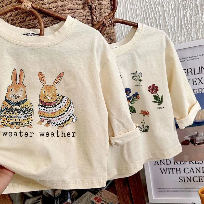 Korean Version Simple Kids Long Sleeved T-shirt Tops 2025 New Autumn Clothing Cartoon Cute Baby Girl Blouse Crewneck Base Shirts
Korean Version Simple Kids Long Sleeved T-shirt Tops 2025 New Autumn Clothing Cartoon Cute Baby Girl Blouse Crewneck Base Shirts