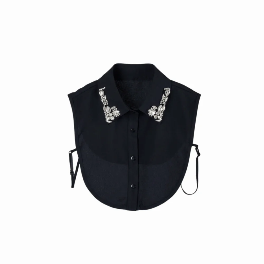 Korean Fashion Fake Collar Lace Elegant False Shirt Collar Rhinestones Easy Hand Wash Shirt Collar Office Wear
Korean Fashion Fake Collar Lace Elegant False Shirt Collar Rhinestones Easy Hand Wash Shirt Collar Office Wear