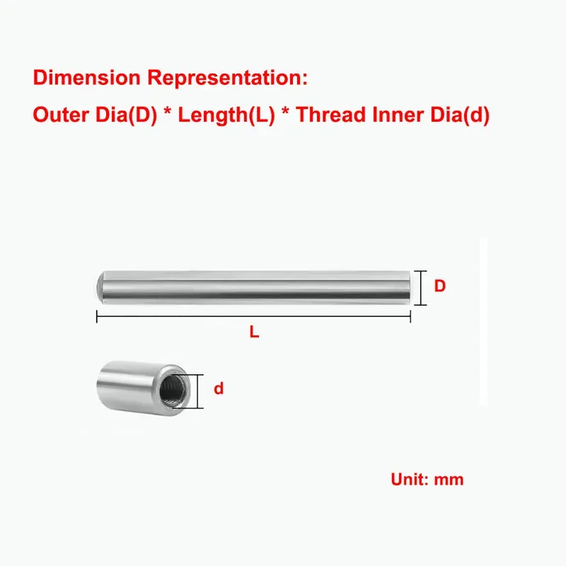 Quenched 40Cr Internal Thread Pin High Strength For Precision Positioning M6 M8
Quenched 40Cr Internal Thread Pin High Strength For Precision Positioning M6 M8